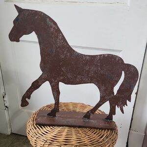Metal Horse Decor